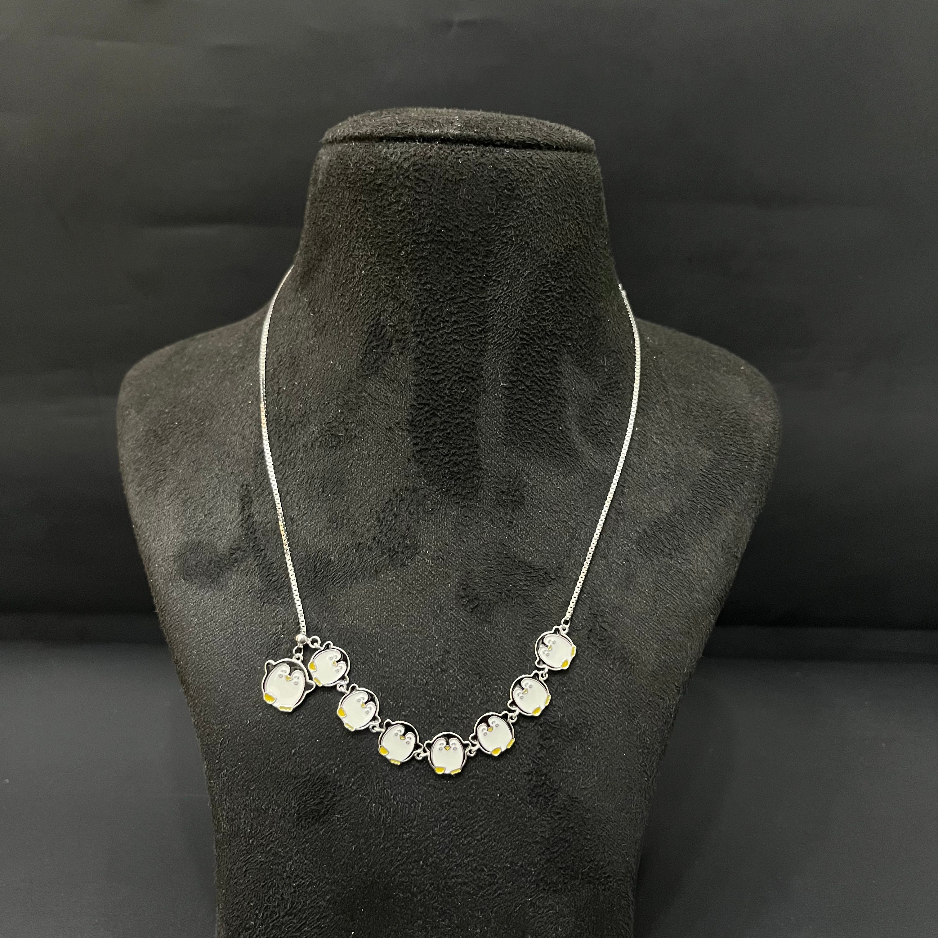 Silver Baby Chain Owl