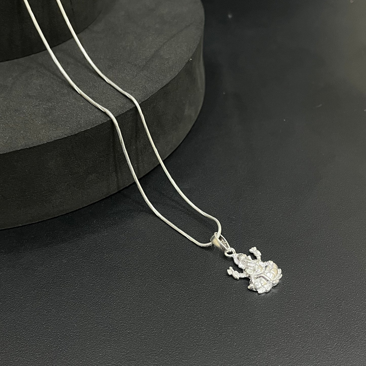 Silver Ganesha Pendant