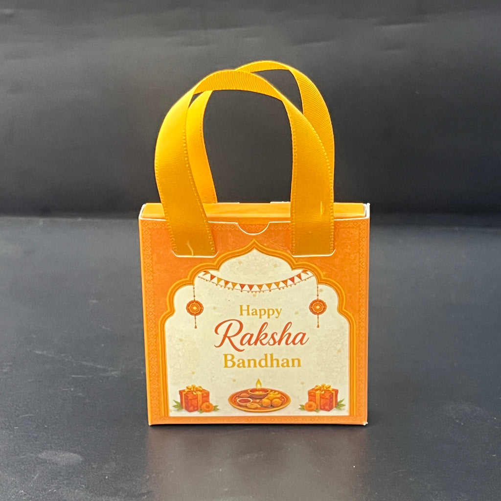Silver Raksh Bandhan Gift Box Coin Set 999