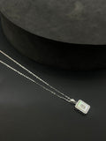 Ladies Silver Chain Rectangular Cnc Box