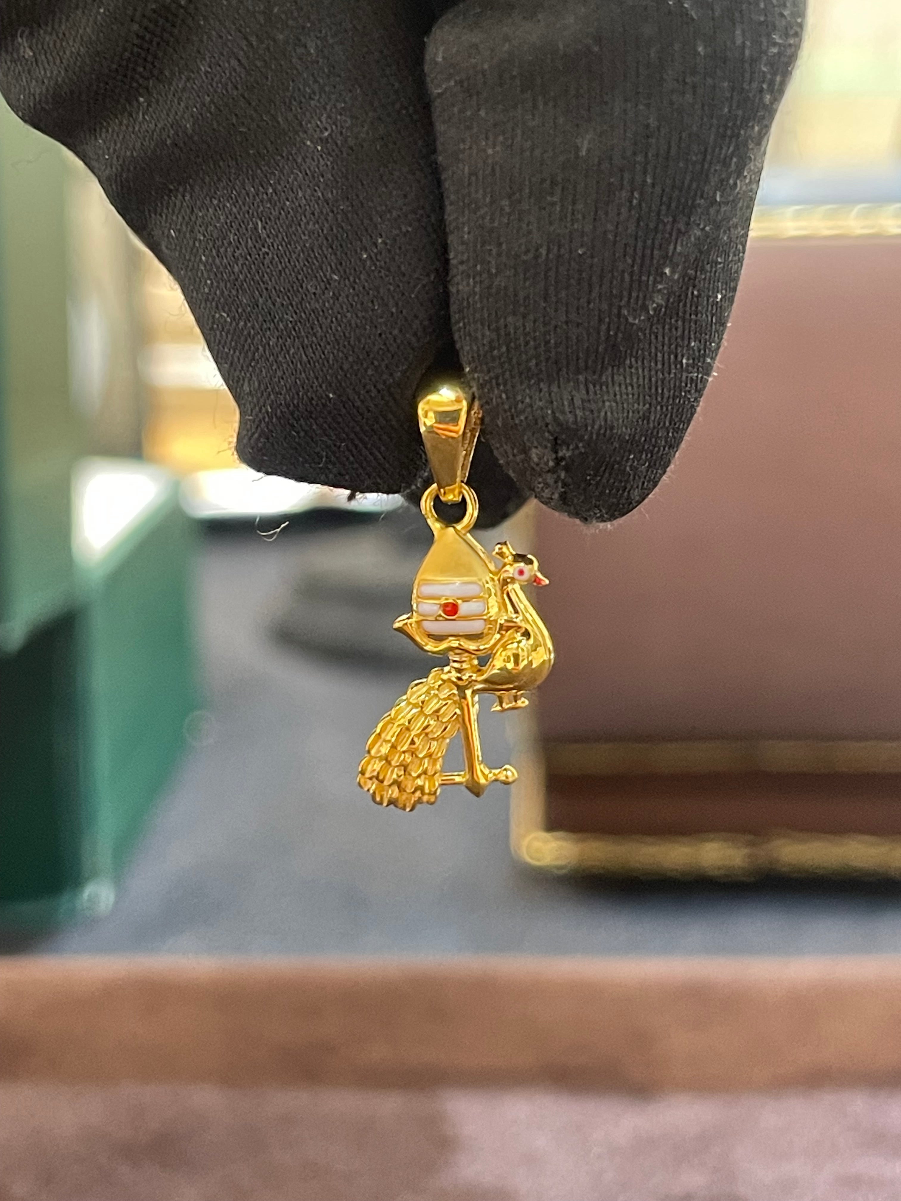Murugan Vel & Peacock 22k Gold DS 06
