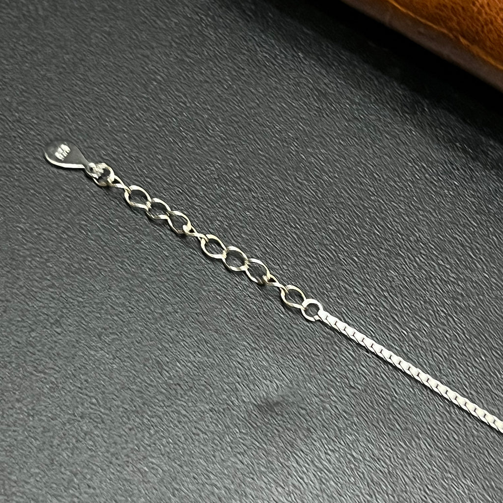 Silver Ladies Bracelet Flowerfull Blossom White 925