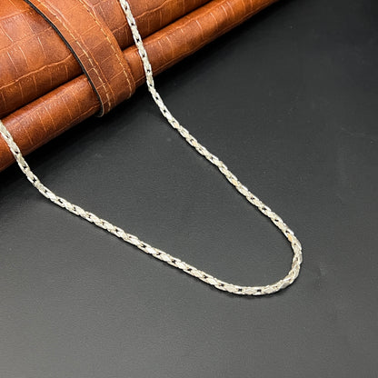 Silver Kathli Silver Finished Matte Finished