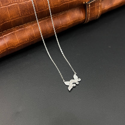 Silver Ladies Butterfly Chain 2B
