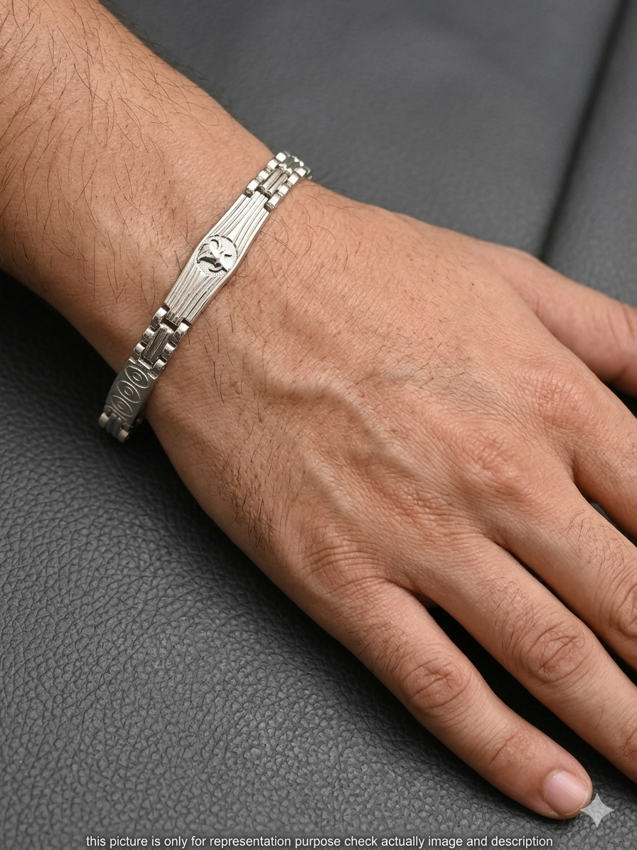 Men's Bracelet_ oxidised Finished