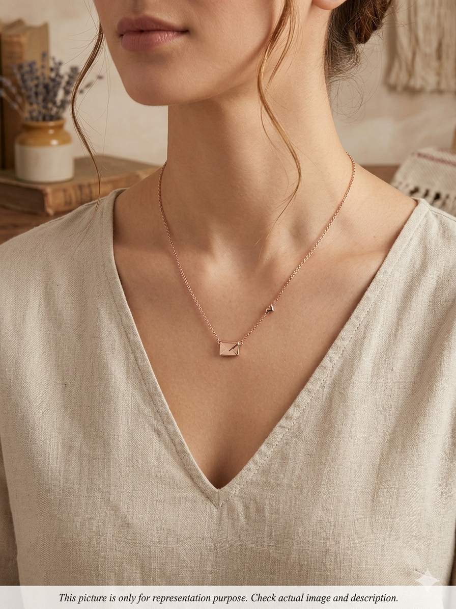 LADIES _LOVE MESSAGE PENDANT CHAIN