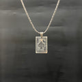 Silver Pendant Spade A