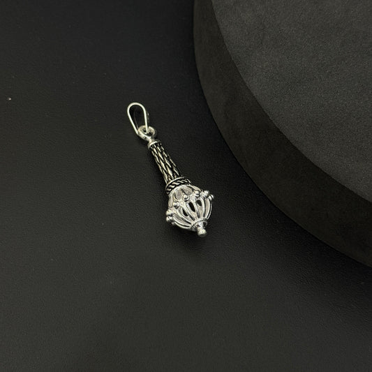 Silver Pendant Hanuman Gadha