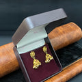 Silver Antique Gold Finished Jimki J09 925