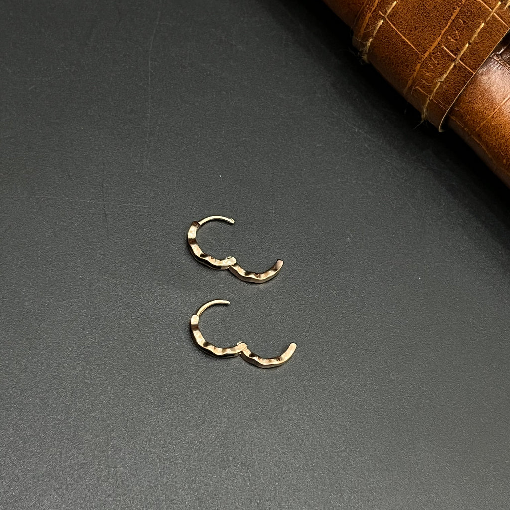 Silver Ladies Earring Ring Wave Rose Gold 925