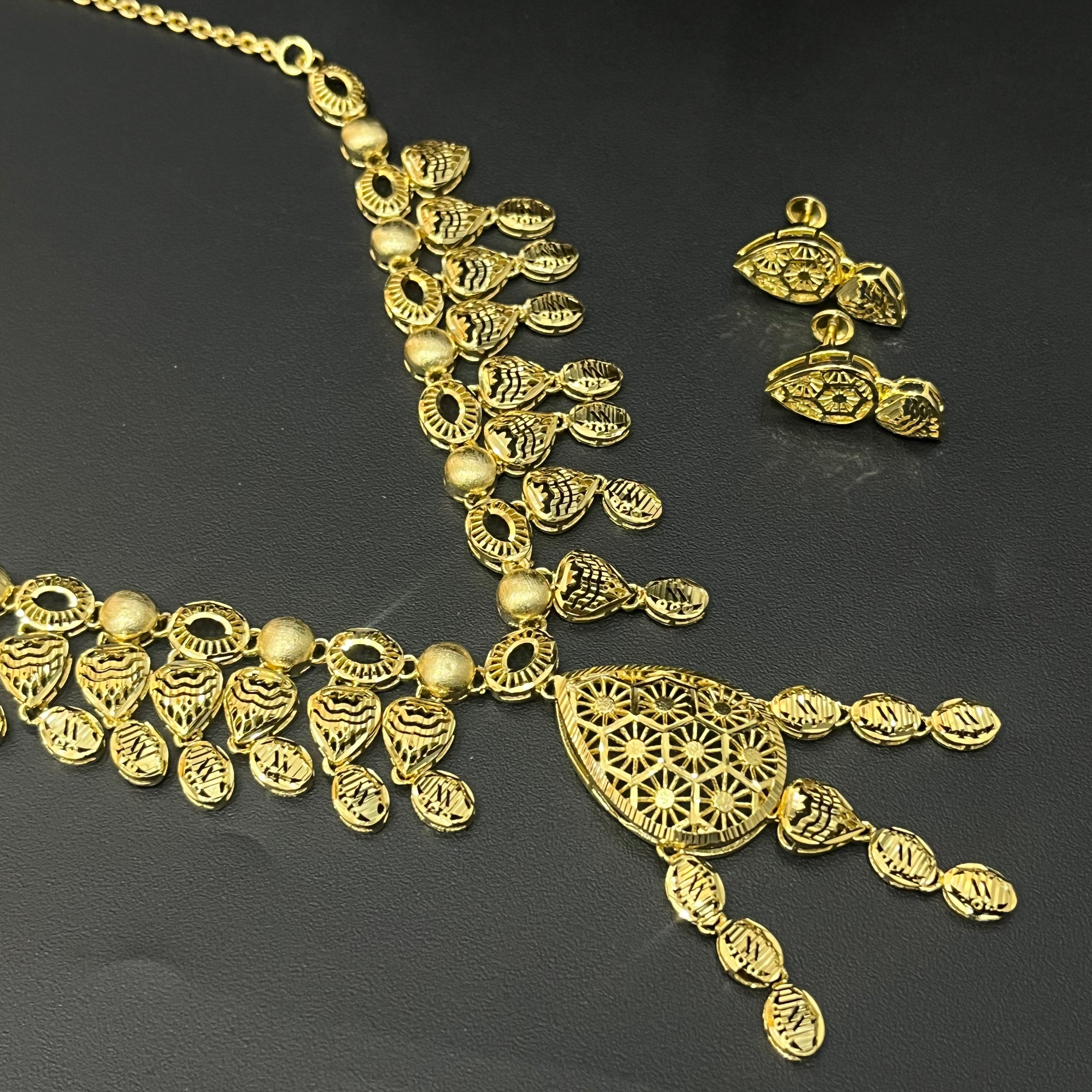 Silver Turkey Necklace Set T012