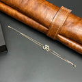Silver Ladies Bracelet OM Premium Double Layer Rose Gold 925