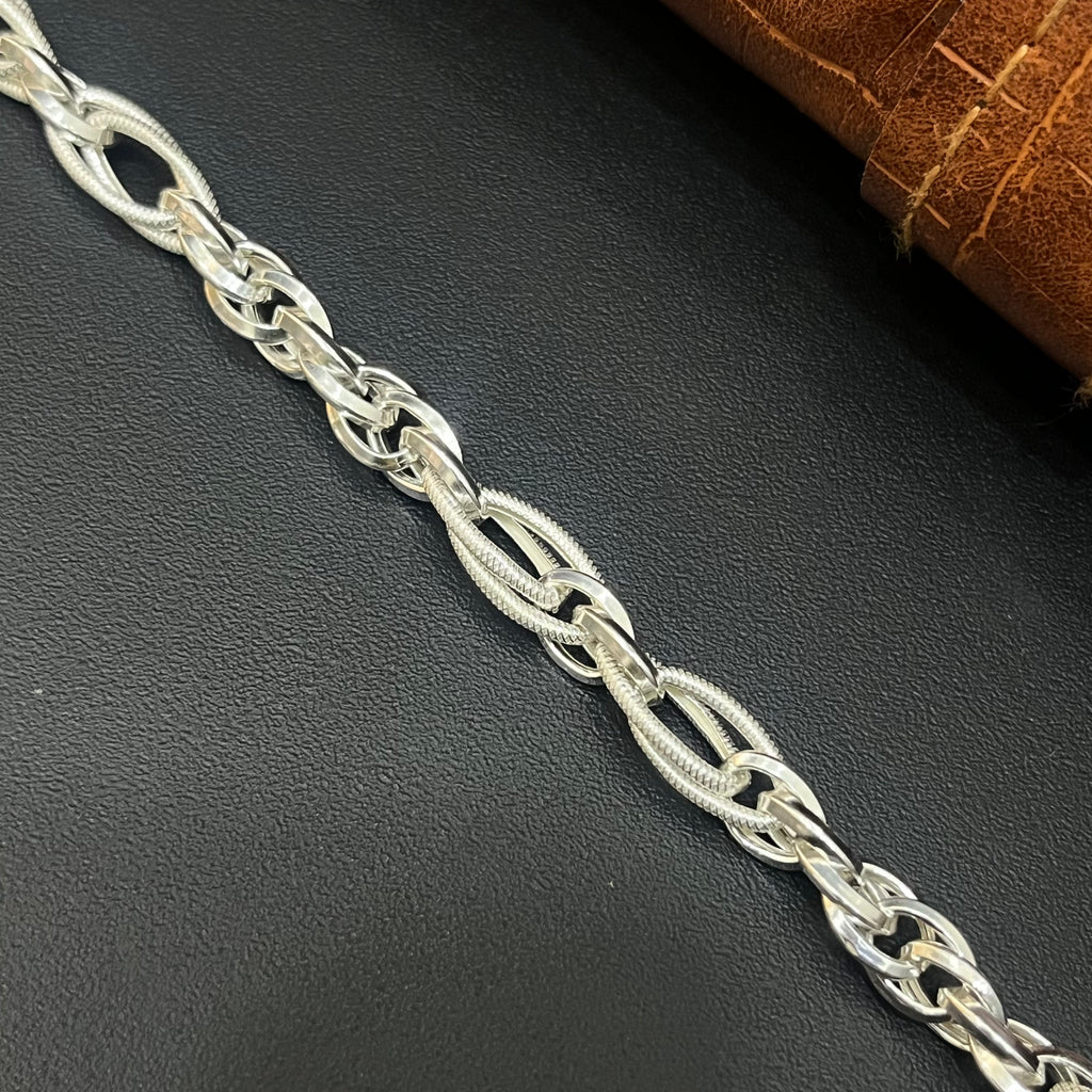 Silver Mens Bracelet Indo Italy MS01 925