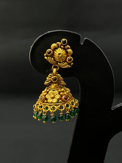 Silver Antique Kammal Jimki ADS09