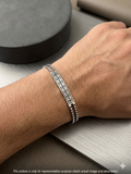 Men's Bracelet_ Italian semi oxidised Finished