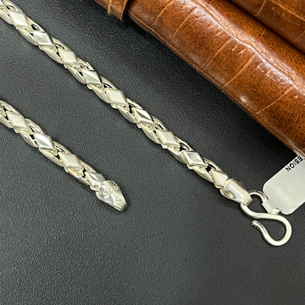 Silver Mens Kathli Chain SF 925