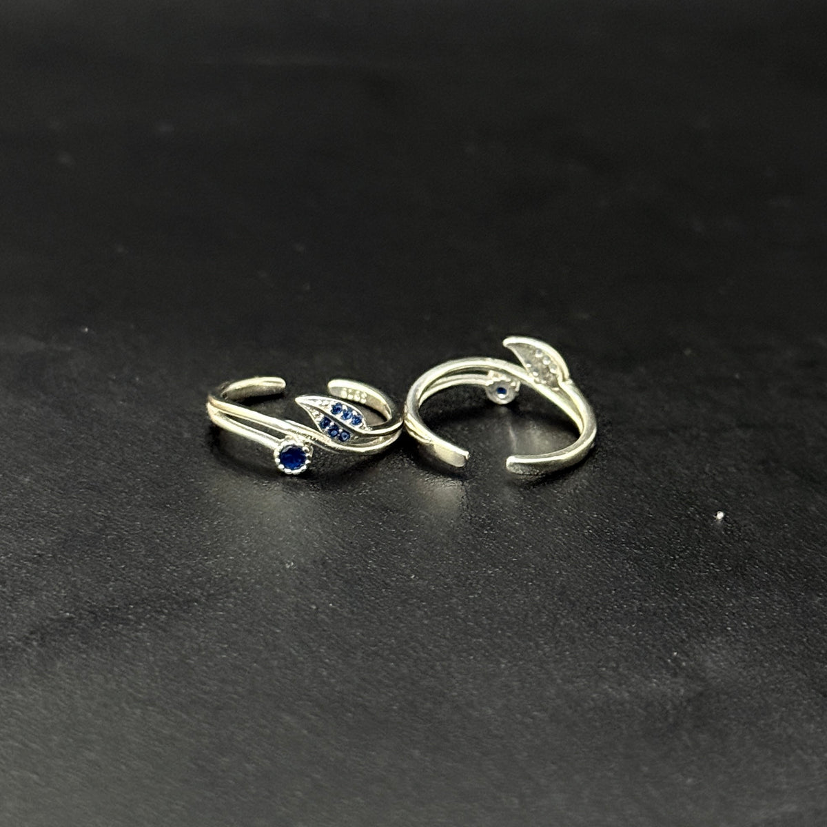 Ladies Toe Rings Noir Band