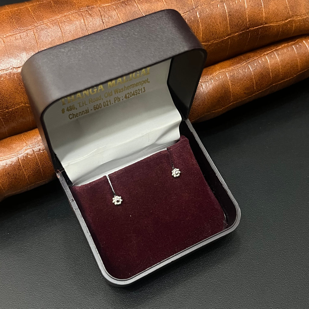 Silver Ladies Bugdi Studs