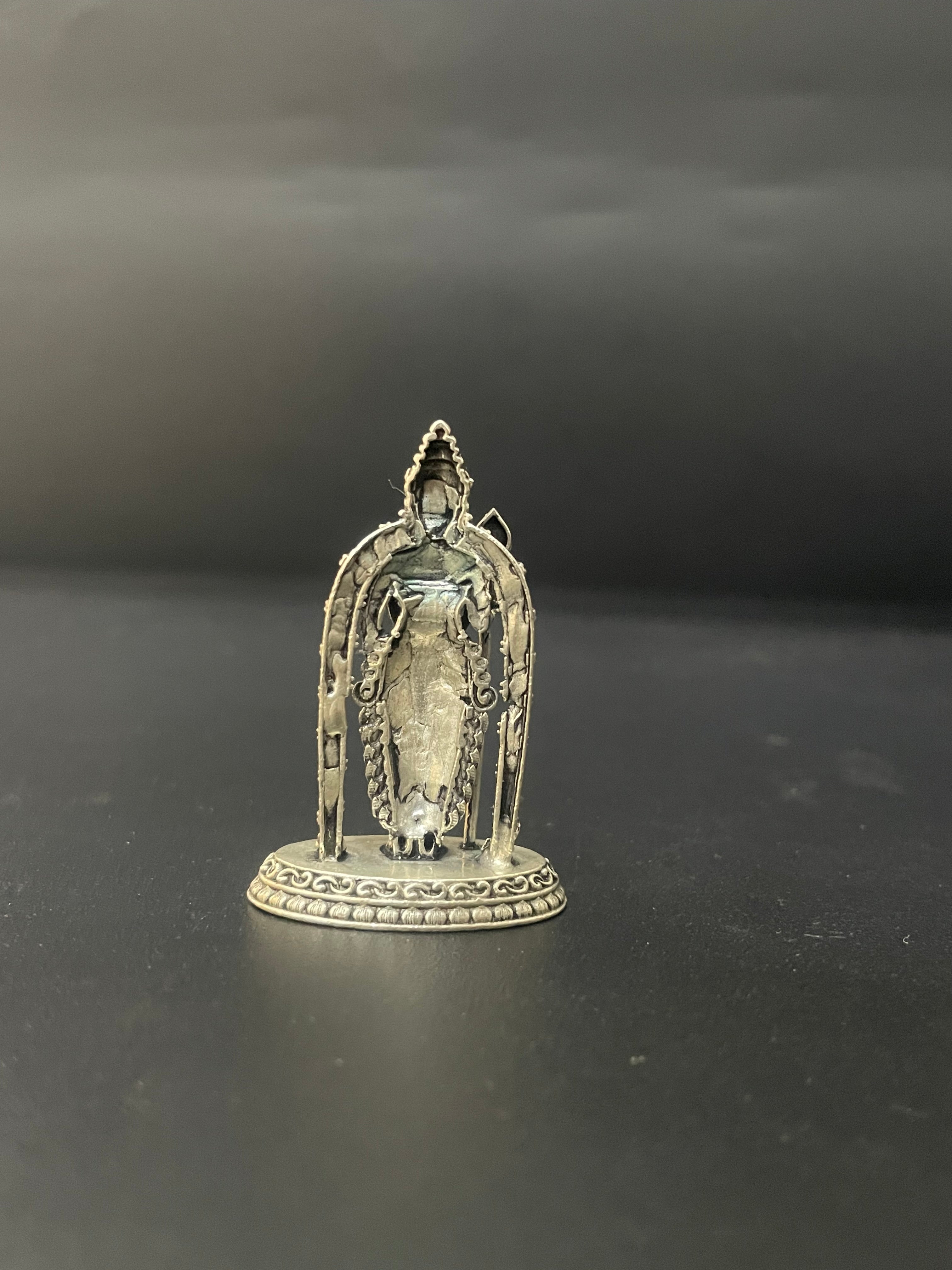 Silver Antique Murugan Idol 925