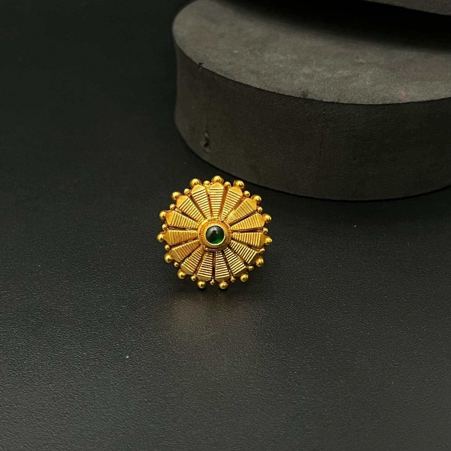 Silver Antique Finished Ring Adjustable Umberlla