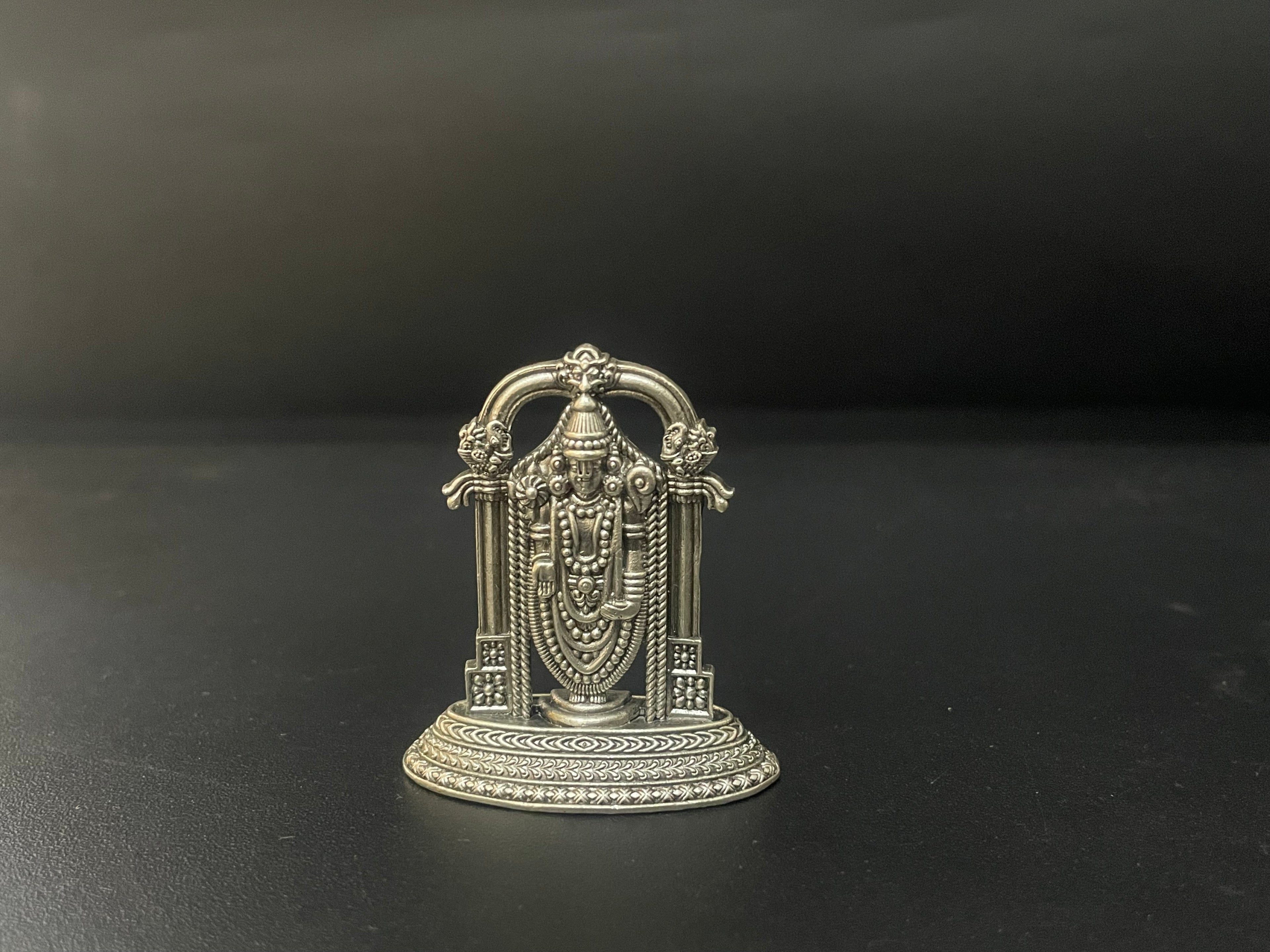 Silver Antique Perumal Idol 925