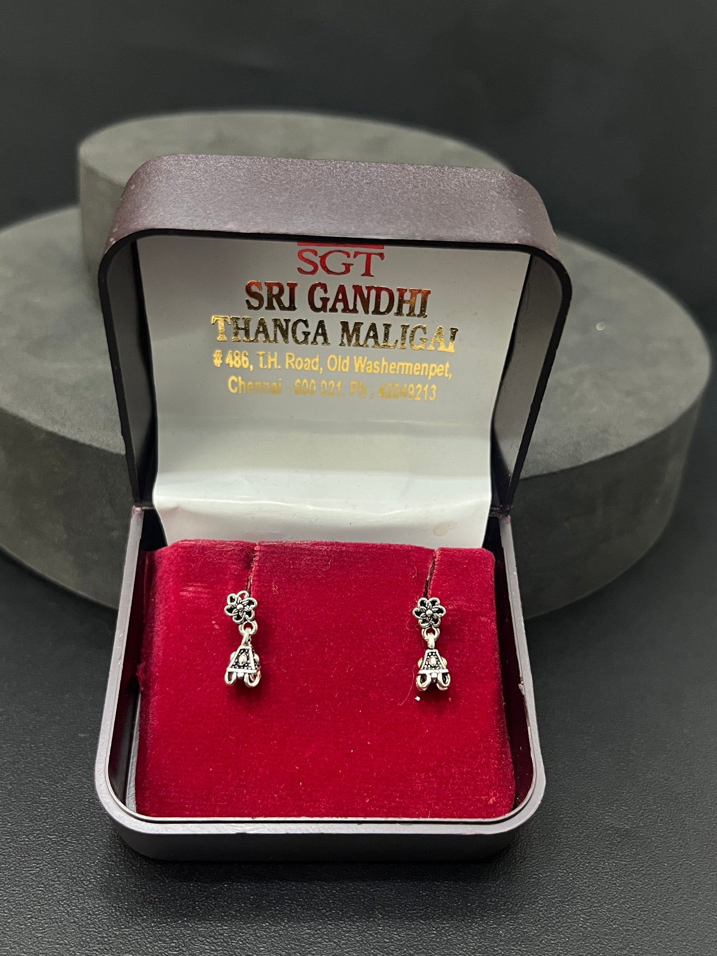 Silver Baby Jhumka Antique S02