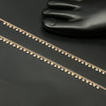 Silver Ladies Anklet Triangle & Circle