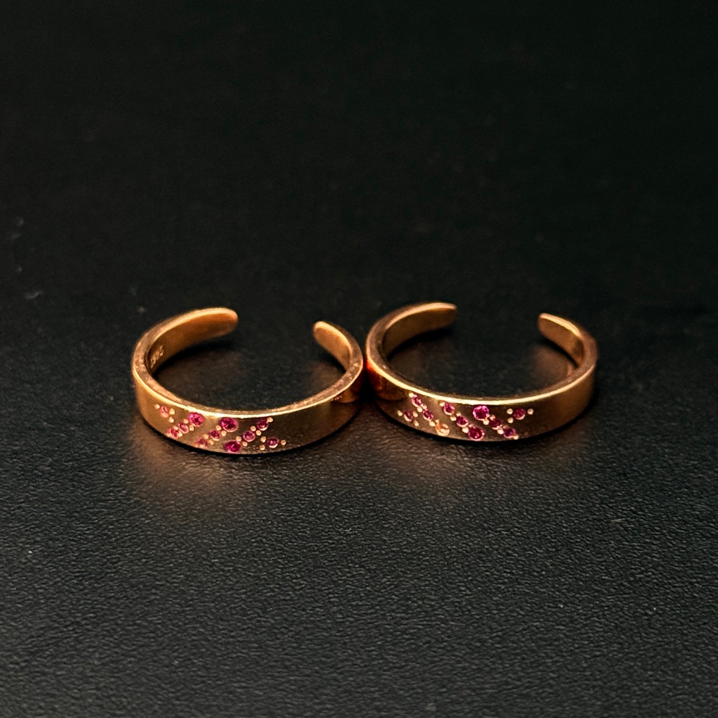 Silver Ladies Toe Rings Tiny RG