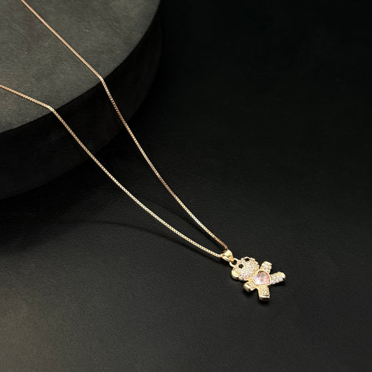 Ladies Pendant Doll RoseGold