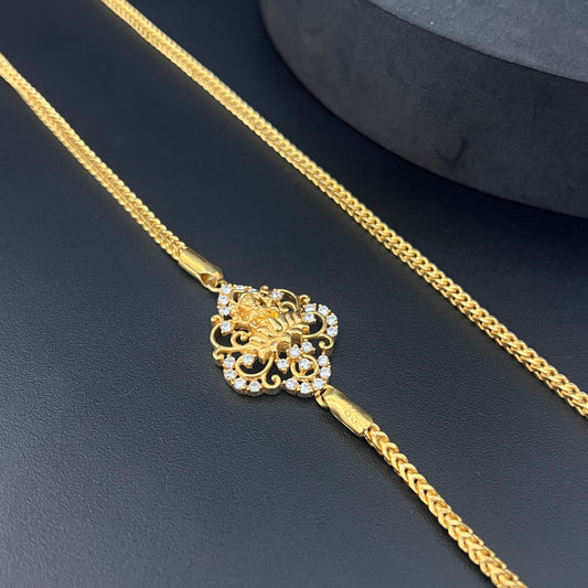 Silver Thali Sarad (muggappu chain)Lakshmi American DS3