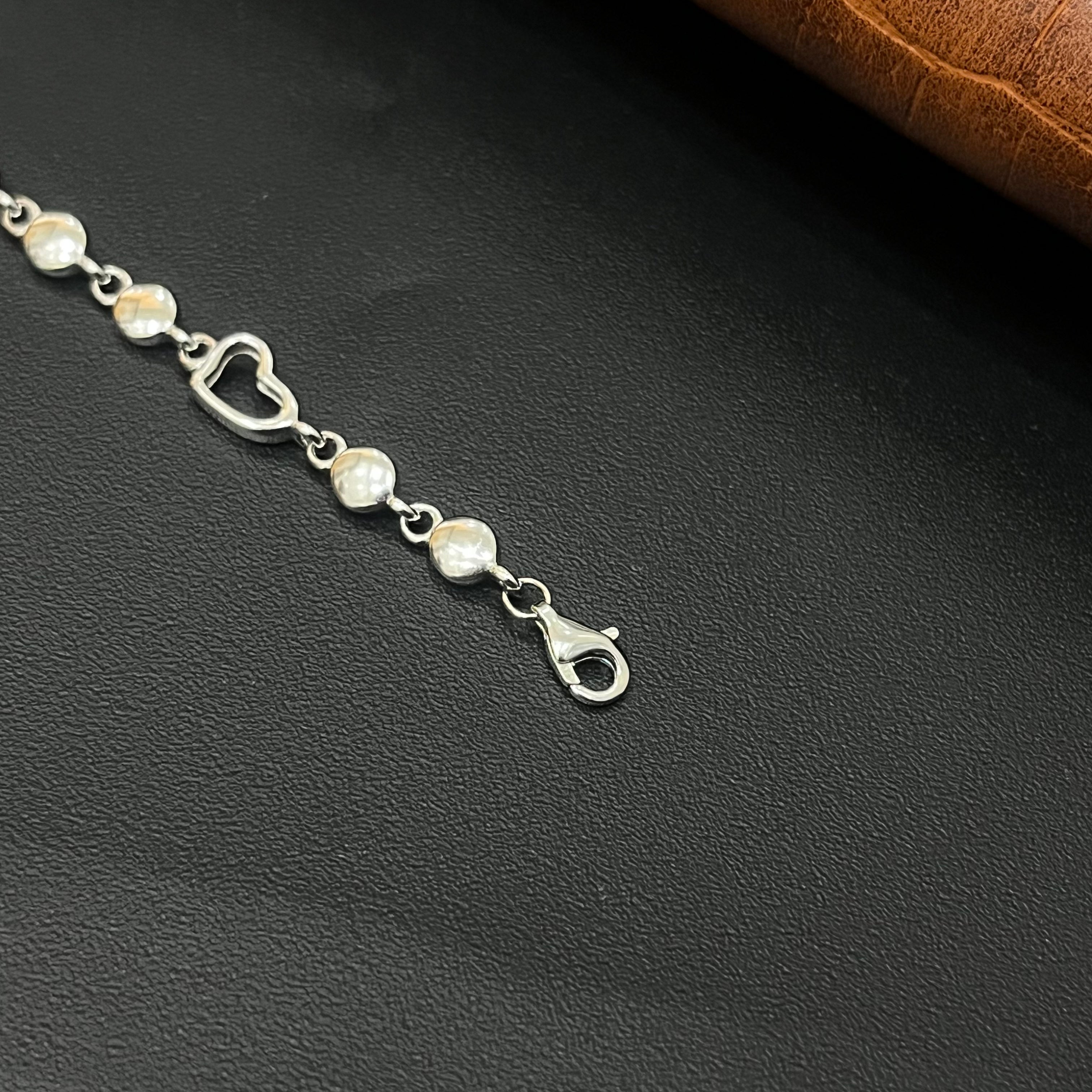 Silver Ladies Bracelet Rhodium R04 925
