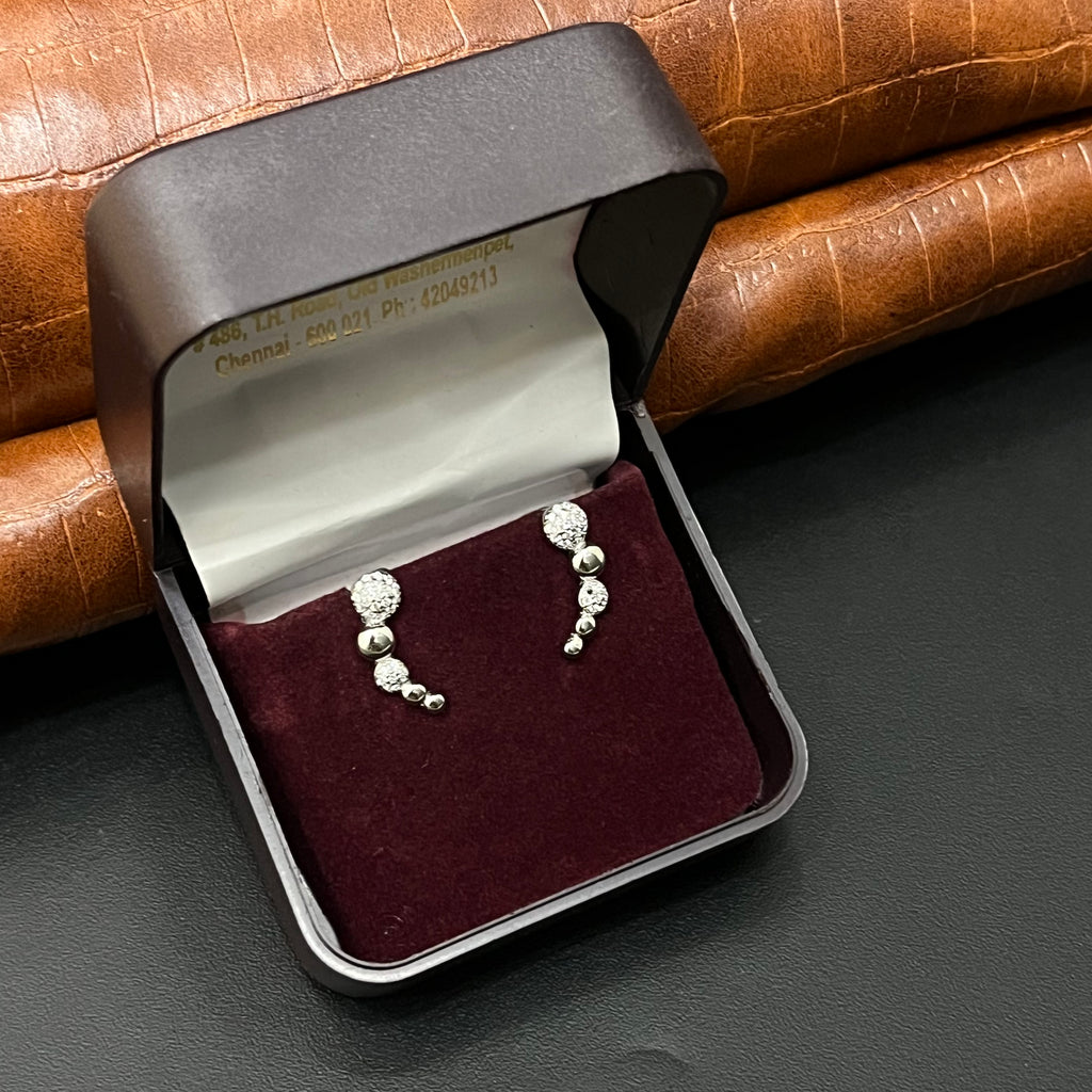 Silver Ladies  Earcuffs  Honey Bee