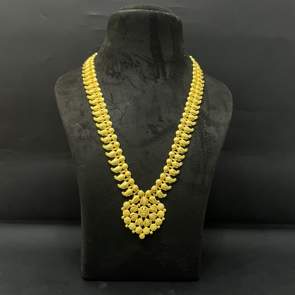 Silver Kerala Haram Gold Finished 925 KH1