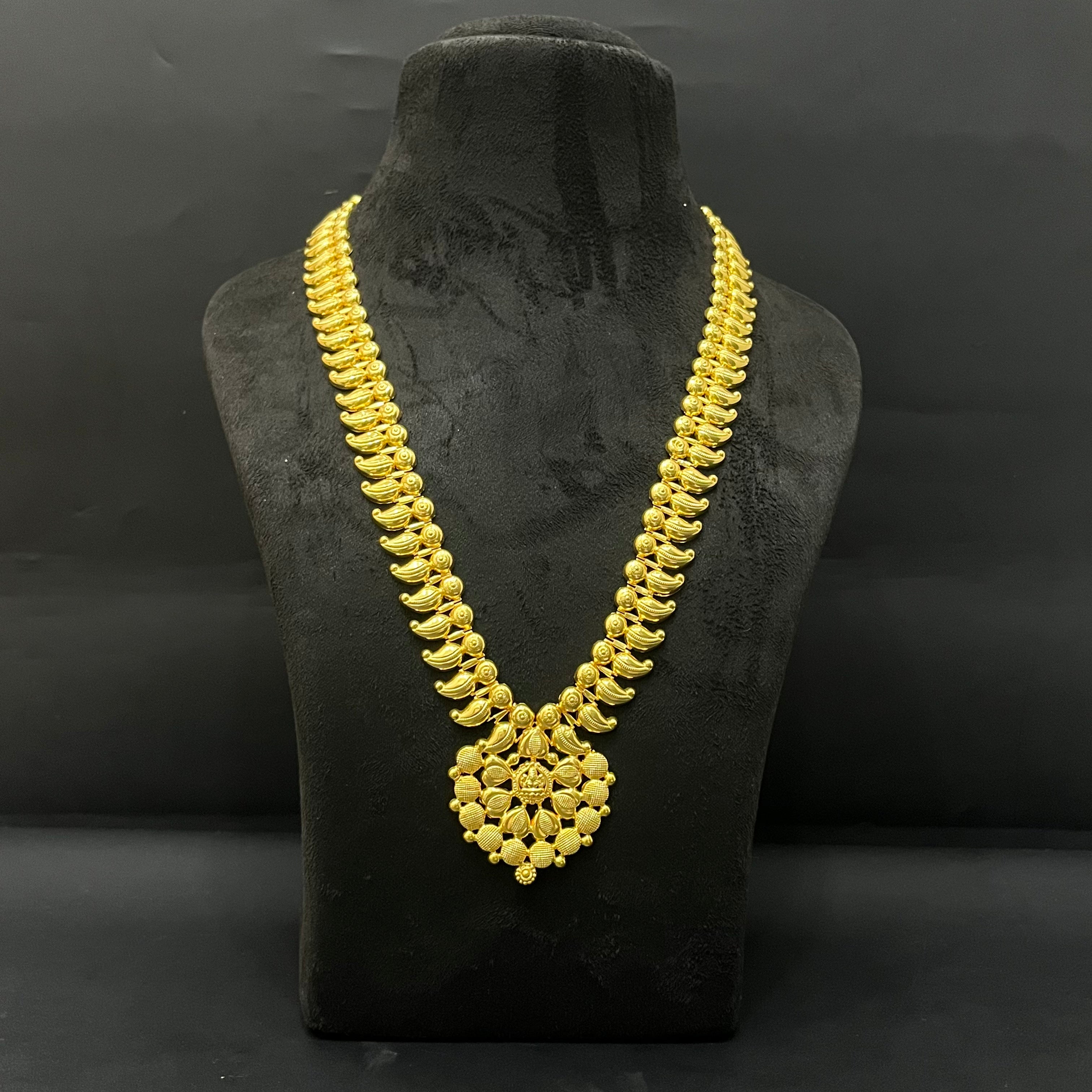 Silver Kerala Haram Gold Finished 925 KH1