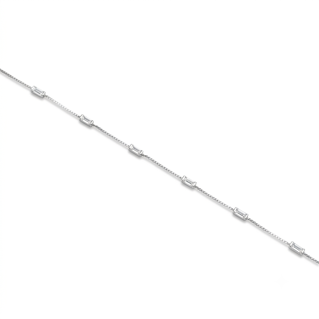 Silver Ladies Bracelet Silver Link Luxe 1 925