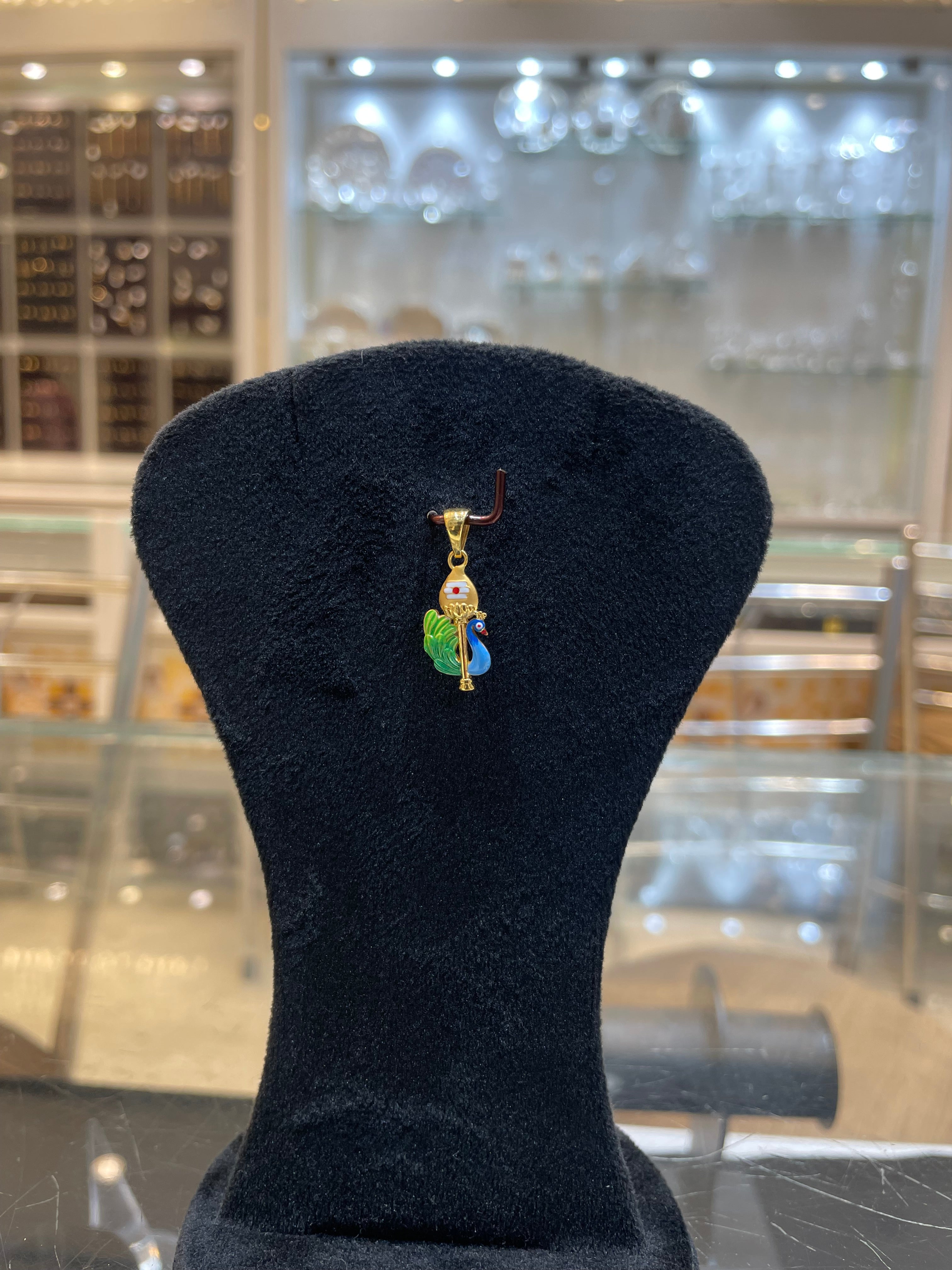 Murugan Vel & Peacock 22k Gold DS 03