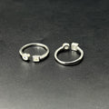 Ladies Silver Toe Rings_Cupid Curl SS