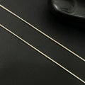 Silver Ladies Anklet Rectangular V 925