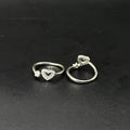 Ladies Toe Rings Heart Charm