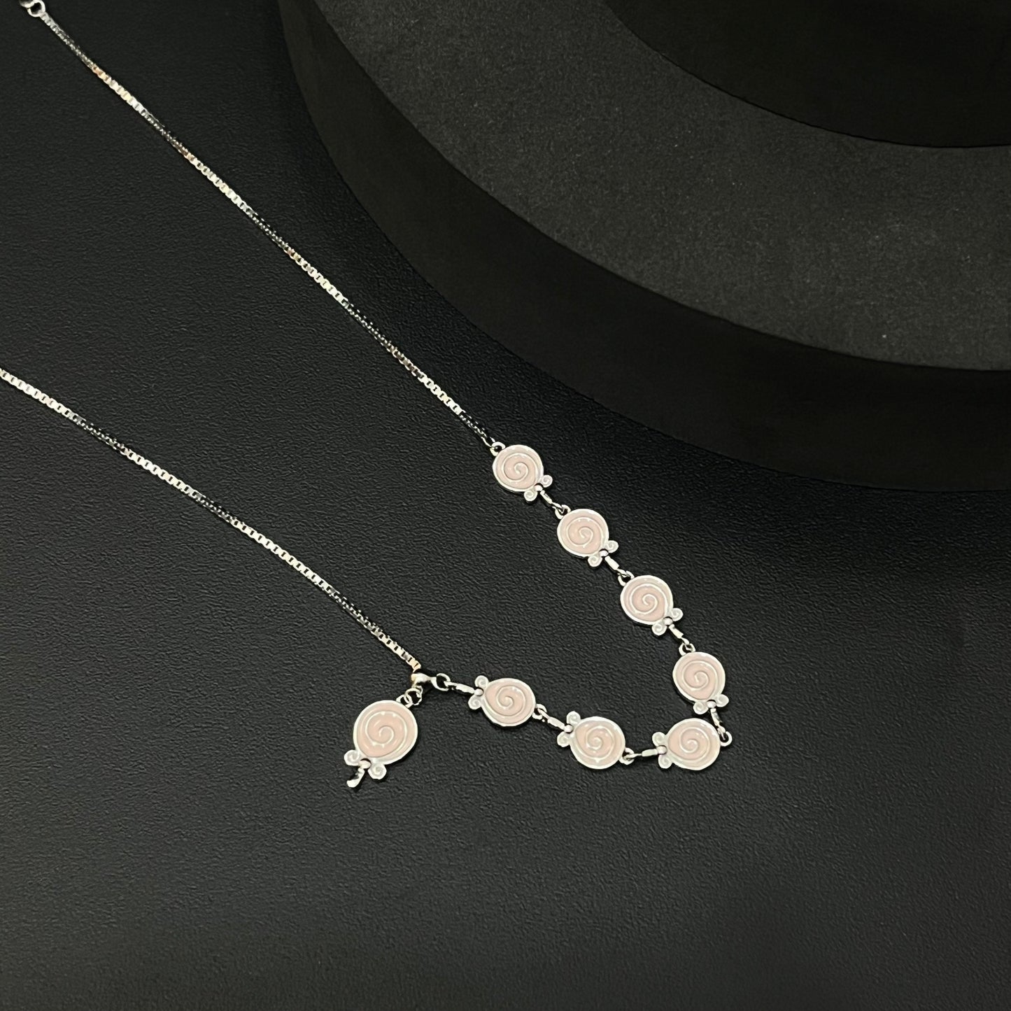 Silver Baby Chain Rose