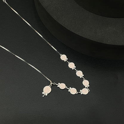 Silver Baby Chain Rose
