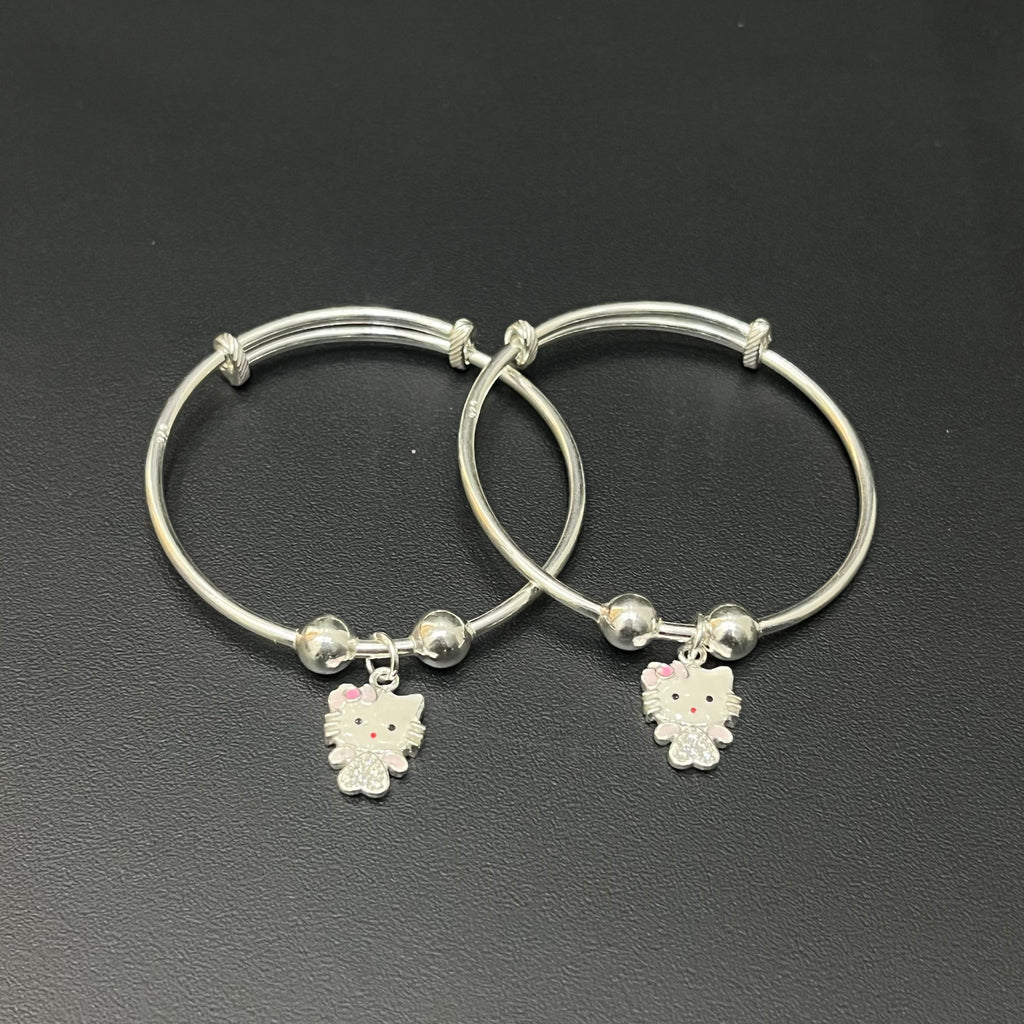 Silver Baby kada Hanging Charms Mini