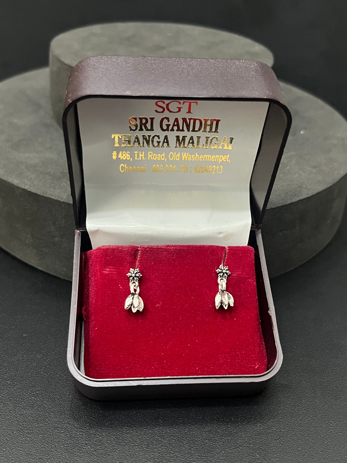 Silver Baby Jhumka Antique S03