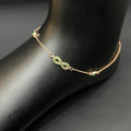 Ladies Silver Anklet Infinity