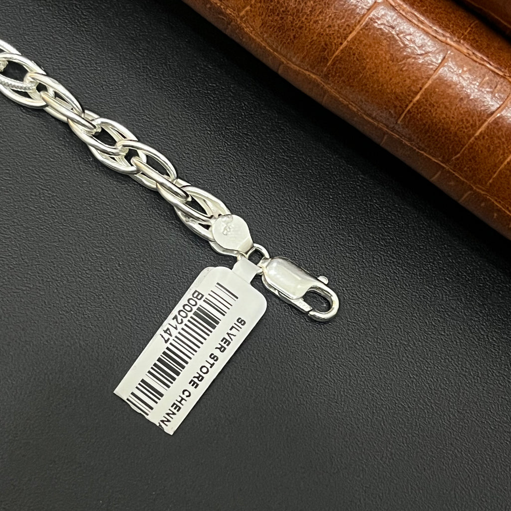 Silver Mens Bracelet Indo Italy MS05 925