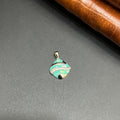 Silver Ladies Pendant Aqua Mosaic Elegance Charms 925