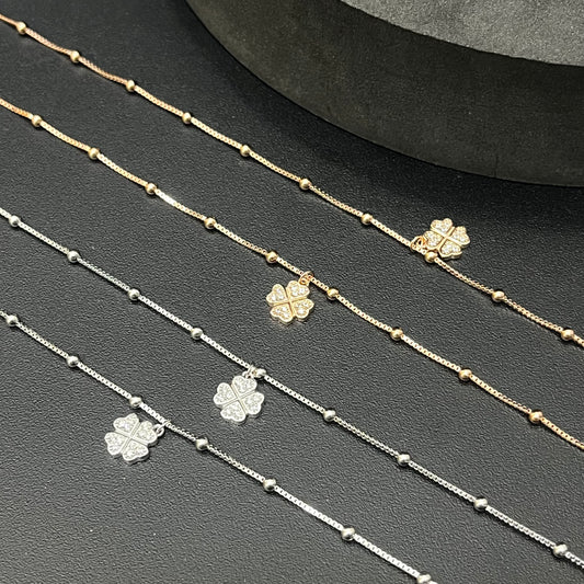 Ladies Anklet Beads & flower