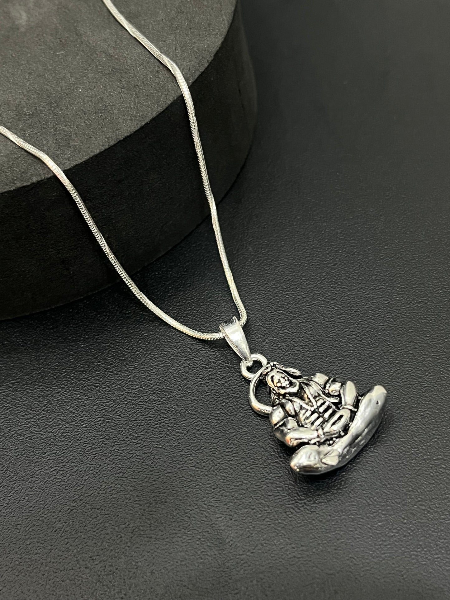 Silver Siddhi Hanuman Pendant
