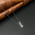 Silver Ladies Chain Cz Three