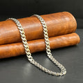 Silver Mens Chain Premium Cuban Style M02 925